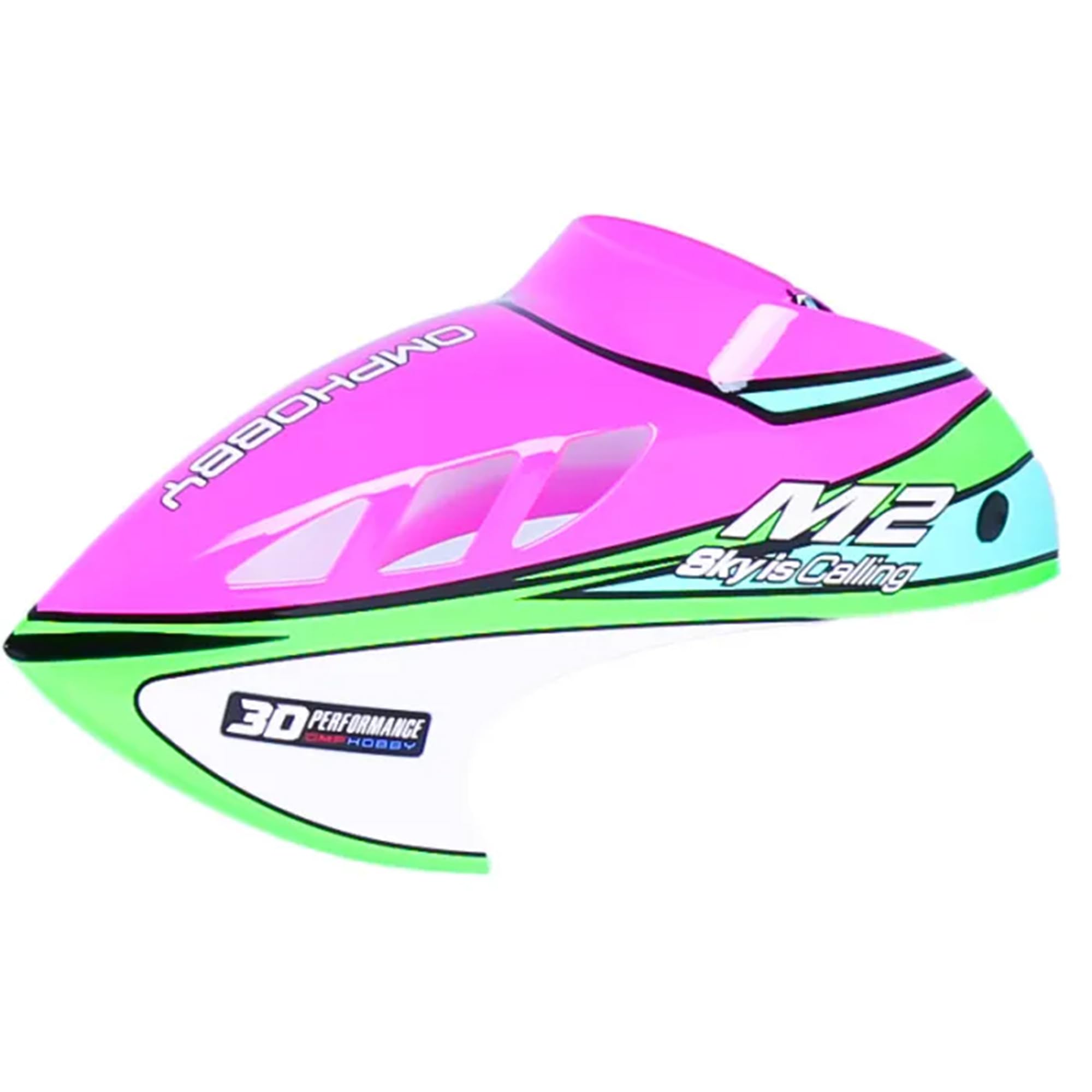 Canopy OMPHOBBY M2 V3 PRO Plasma Pink OSHM2448 accessoire hélicoptère RC - 4
