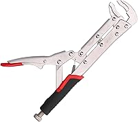 Vista 7 de Alicates de bloqueo extendidos, agarre de mandíbula curvado extra largo de 80 grados para carpintería, herramientas manuales para agarrar, sujetar