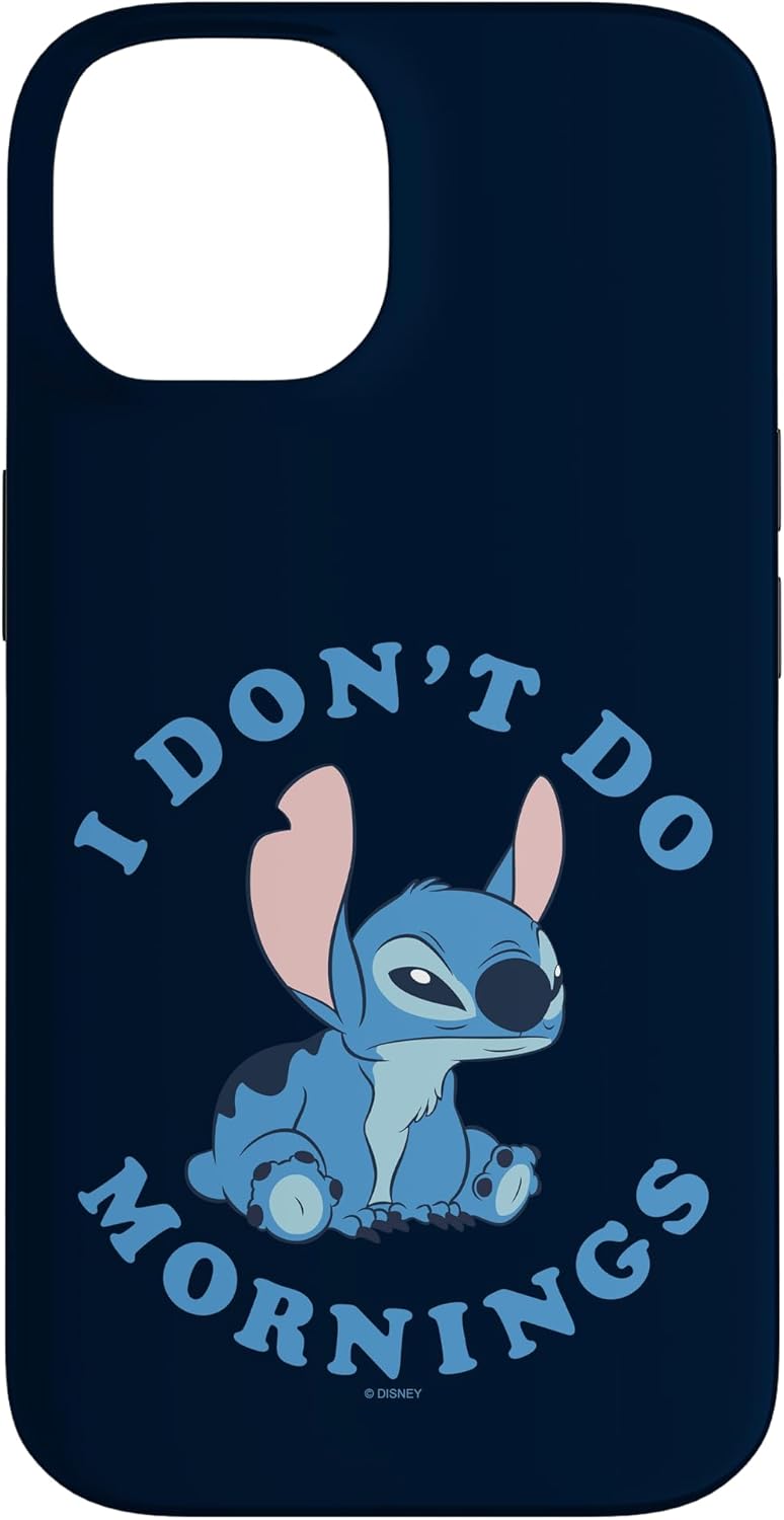 Disney Lilo & Stitch I Don't Do Mornings Stitch Case for iPhone 17
