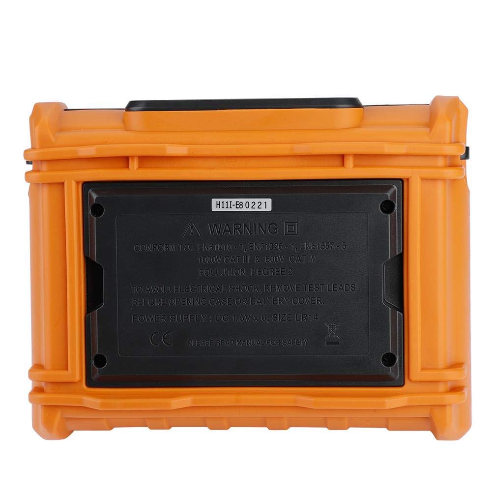 Digital Insulation Tester, Digital Widerstandsmessgerät Isolationsmessgerät Widerstandstester Digital widerstand Meter Multimeter Schleife Widerstand Tester,0.01MΩ-100GΩ,viel Zubehör