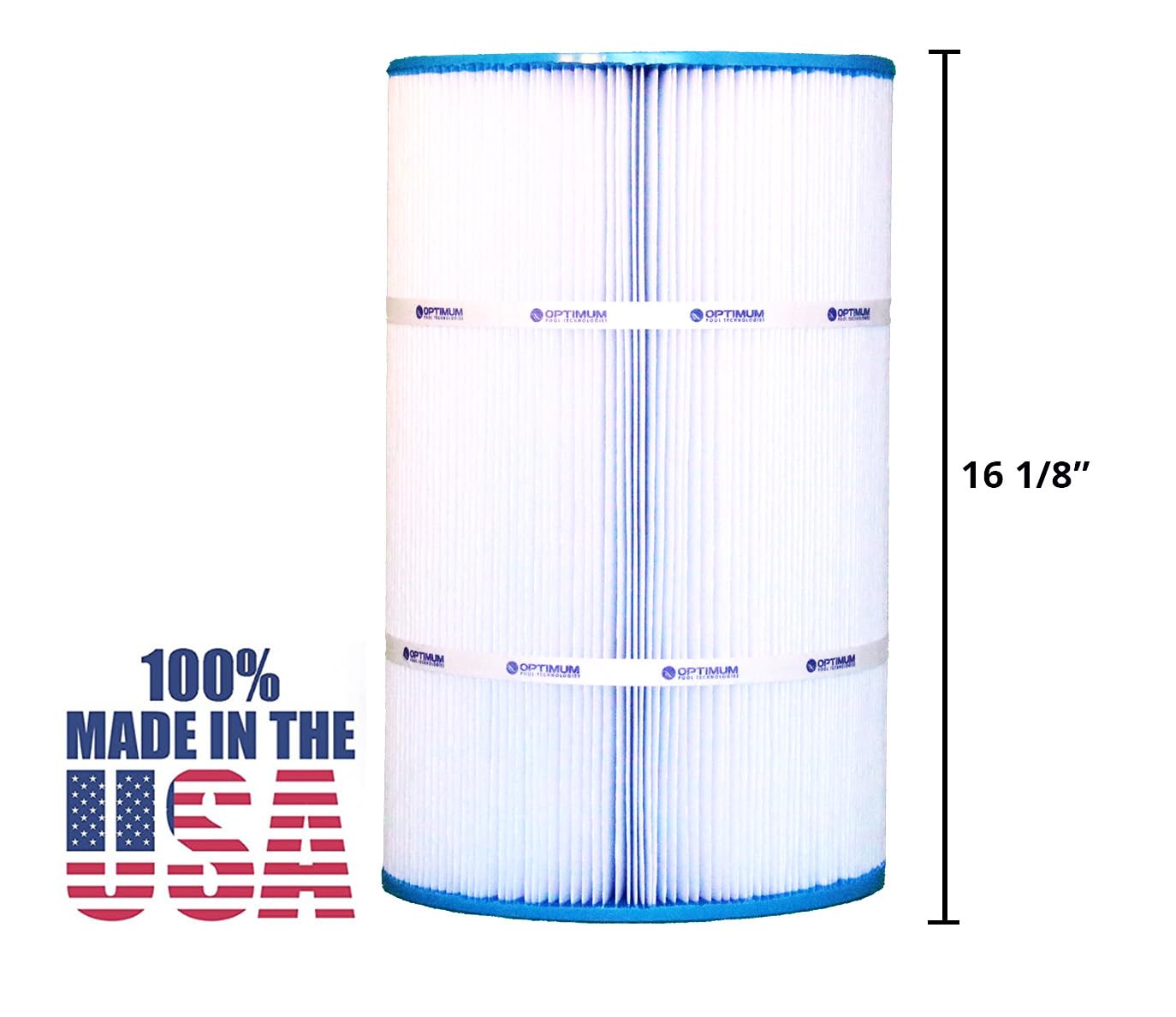 Optimum Pool Technologies® Pool Filter Compatible Replacement for Pentair® Clean & Clear 75 R173214, Unicel C-9407, Filbur FC-0685, & Pleatco PAP75 Filter Cartridge