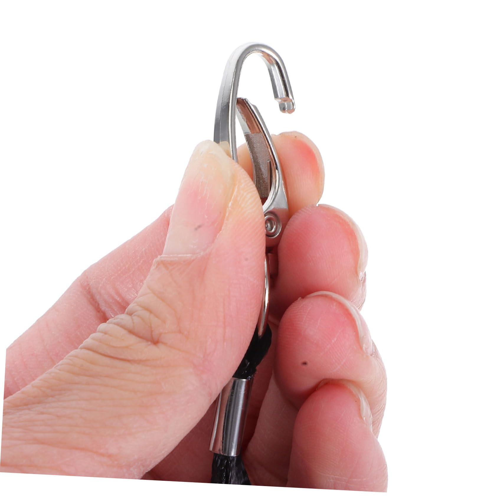 50pezzi Cordino Porta Badge in Corda Piatta con Clip per Badge Identificativi Tessere da Ufficio Leggero e Resistente