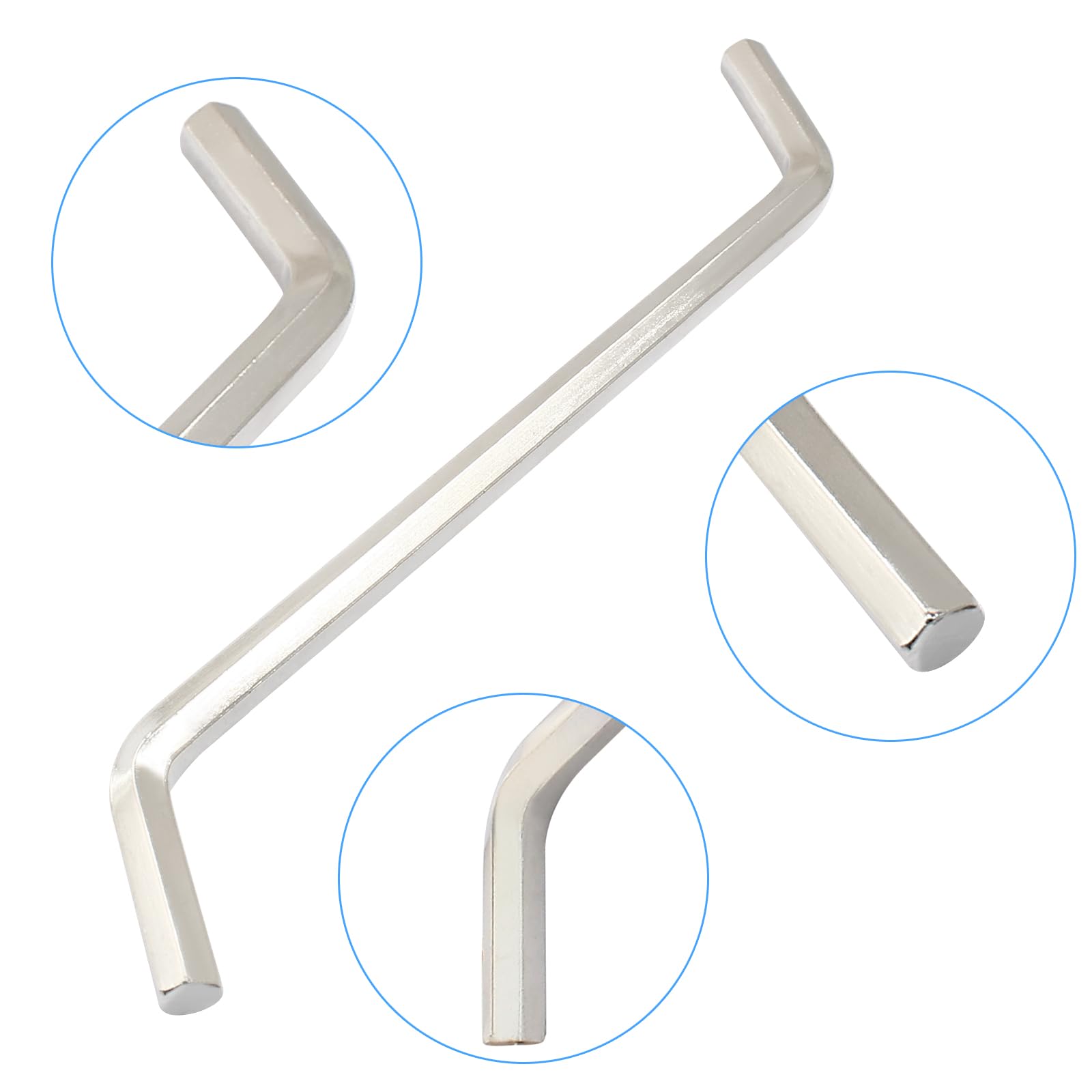 4-Pack Stainless Steel Hex Wrench Set – Garbage Disposal Fix Tool For Kitchen Sink Food Waste Disposer – Unclogging & Maintenance Kit