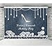 Denim and Diamonds Theme Party Backdrop 30th 40th 50th 60th 70th Photo Booth Backdrop 7x5ft High Heel Elegant Women Party Banne