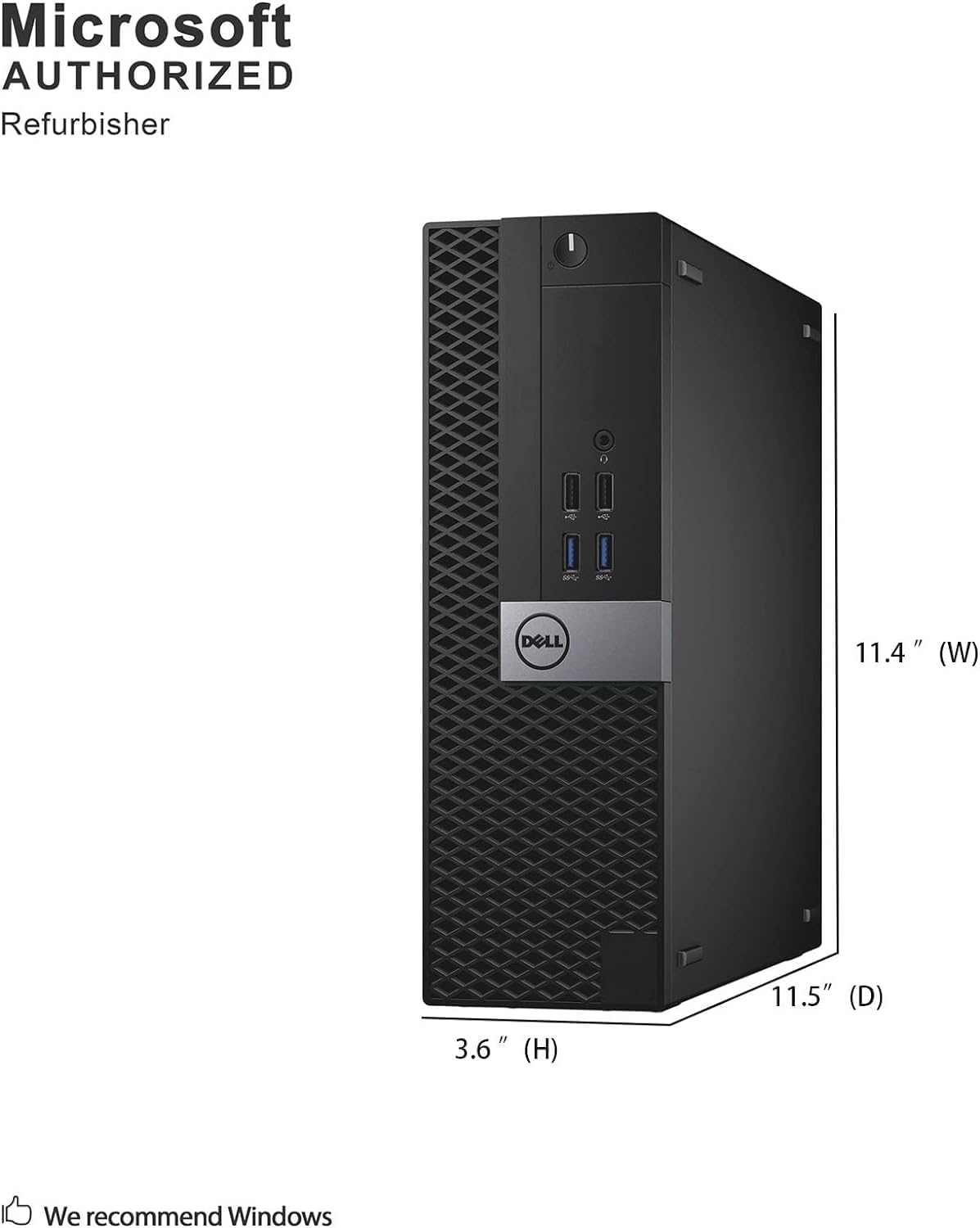 Amazon.com: Dell OptiPlex 5050 SFF 桌上型電腦小型商用電腦附