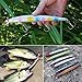 YONGZHI Minnow Fishing Lures Shallow Deep Diving Swimbait Crankbait Fishing Wobble Multi Jointed Hard Baits for Bass Trout Freshwater and Saltwater-Type5