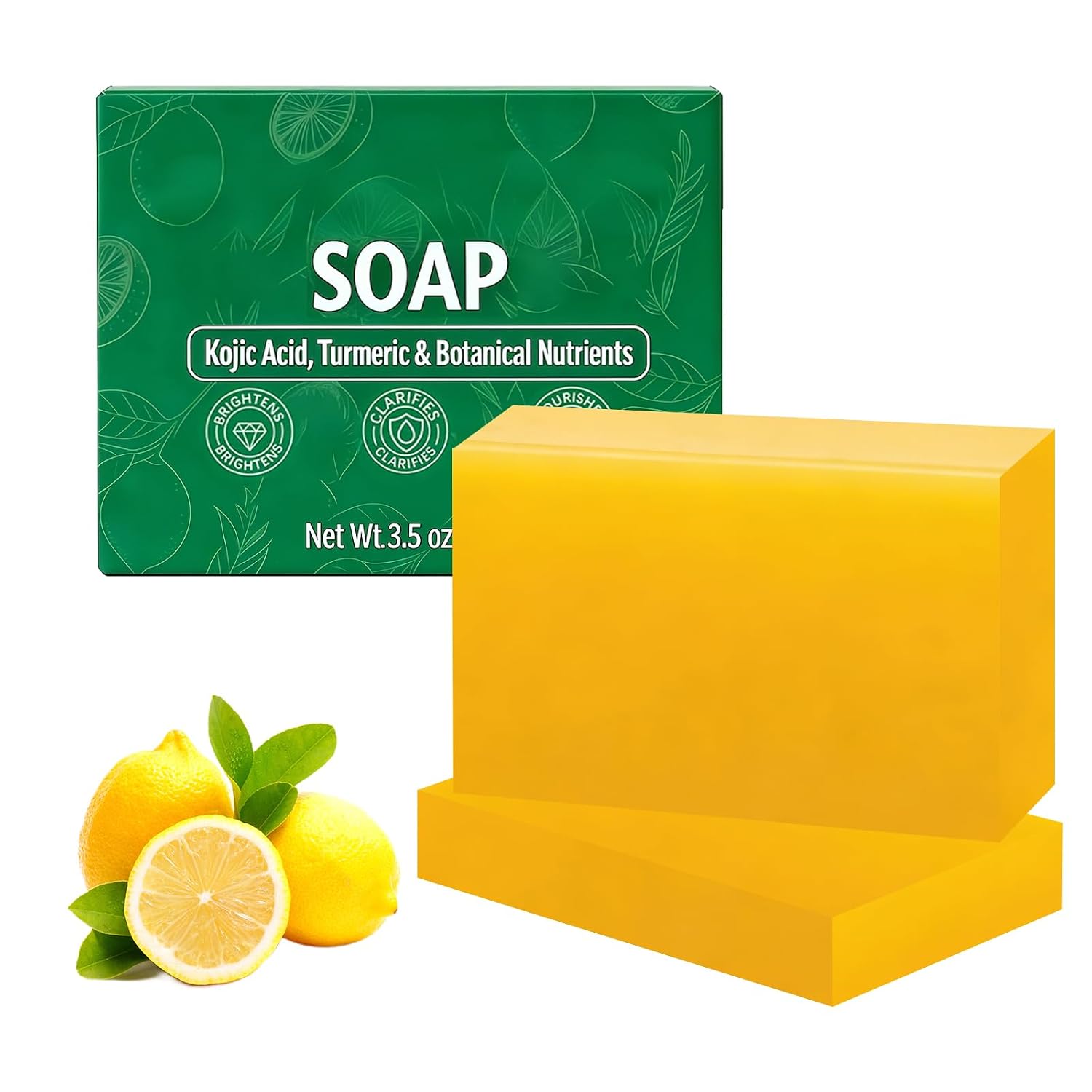 Soul Soap Turmeric Lemon Bar - Nourishing Cleanser