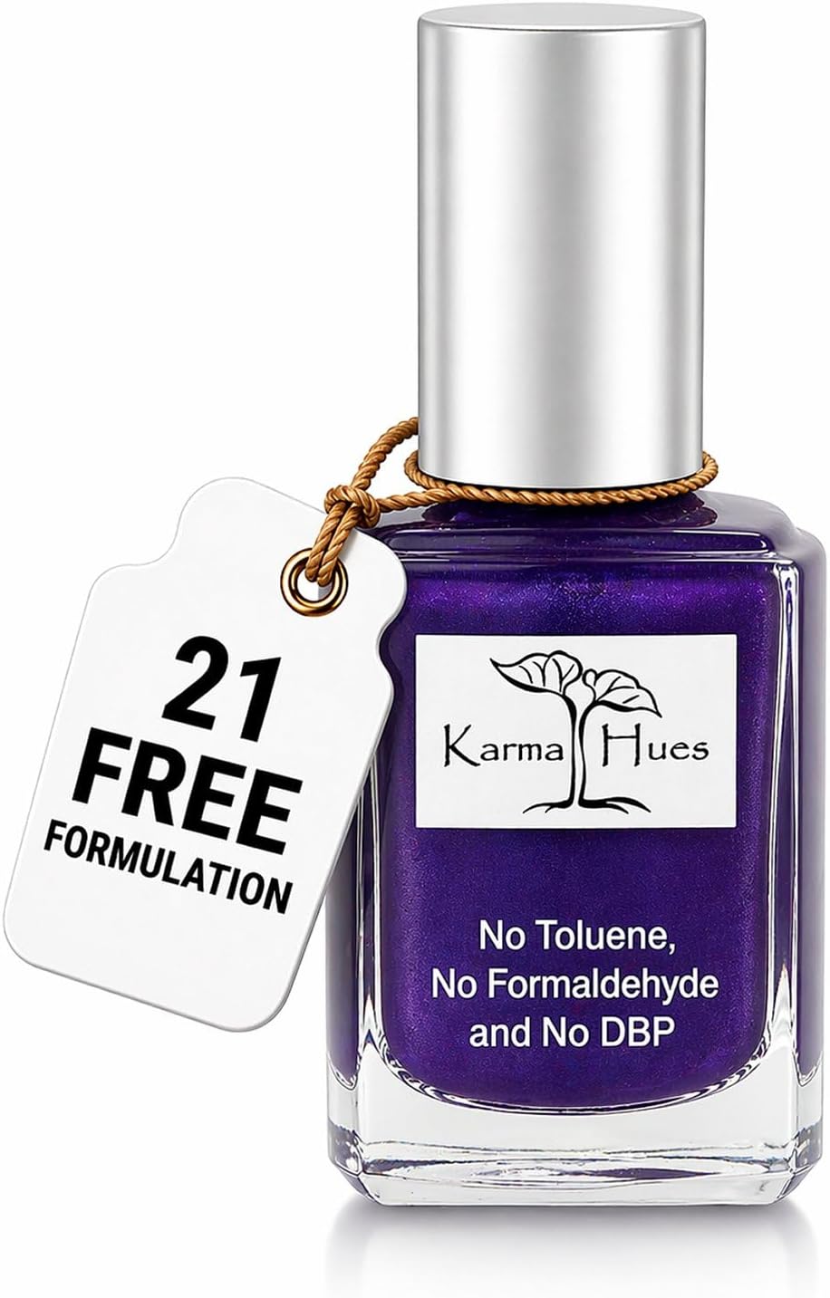 Karma Naturals Nail Polish – Non-Toxic, Vegan & Cruelty-Free (CHAKRA, 0.43 fl oz)