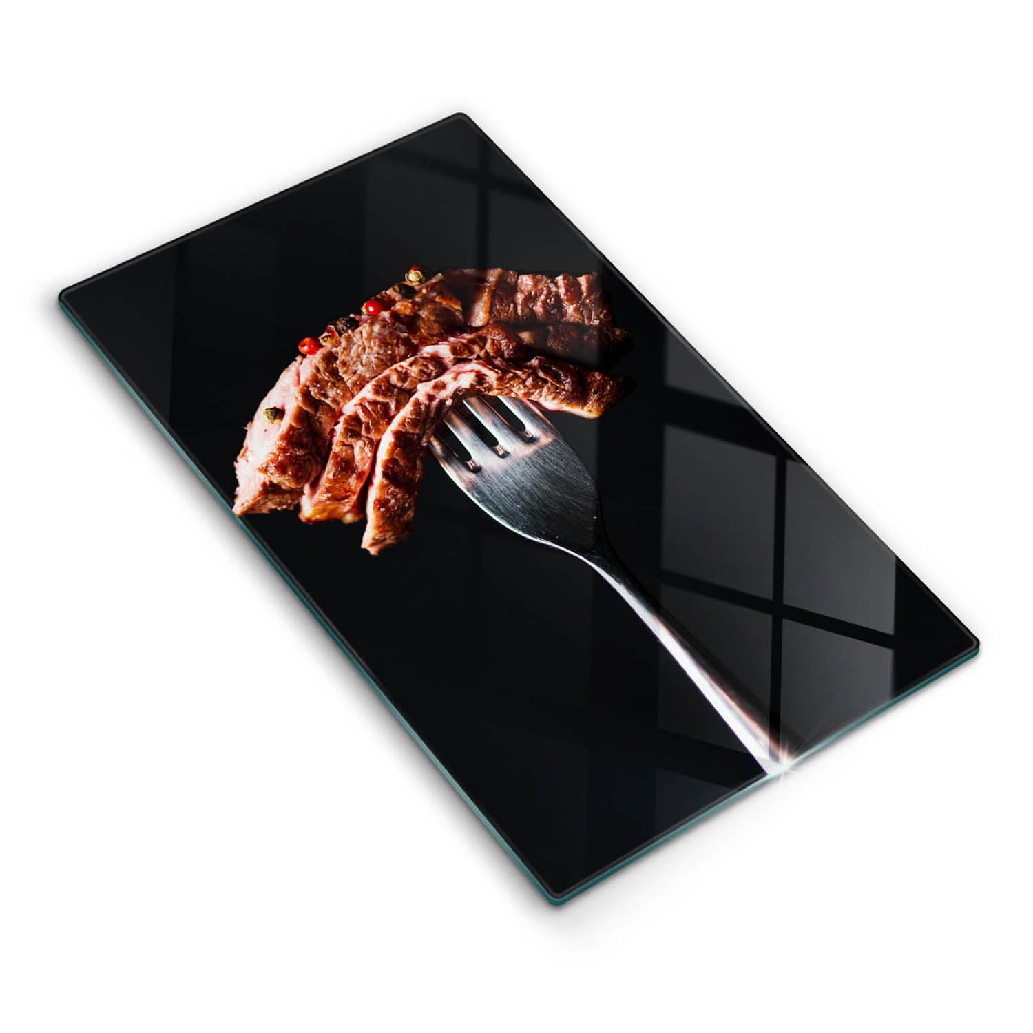 Plaque de protection induction 30x52cm Wallfluent pour cuisson multifonctionnelle design viande