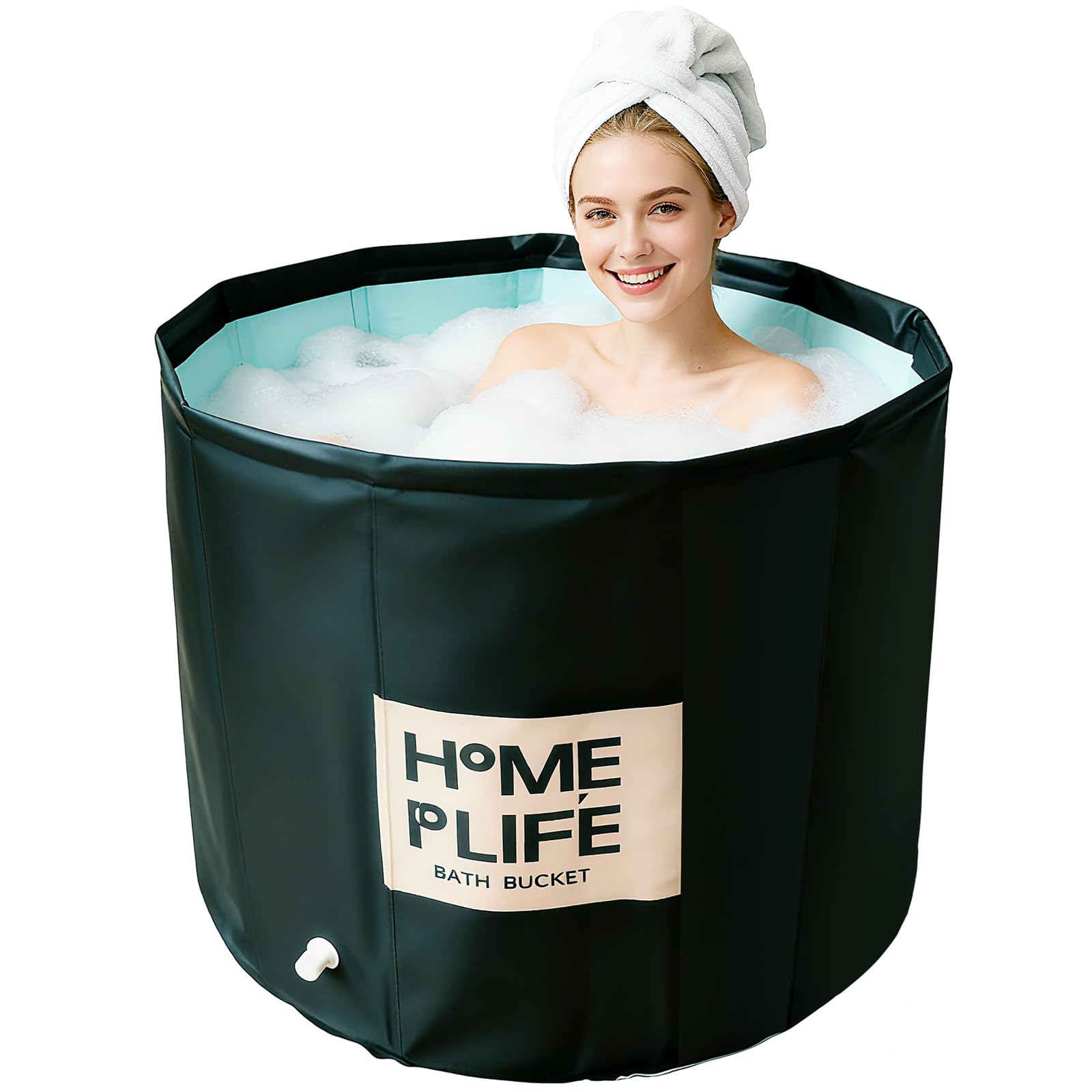 Foldable Hot Tub, Homes Bathtub, Thickened Full Body Washing Tub Women