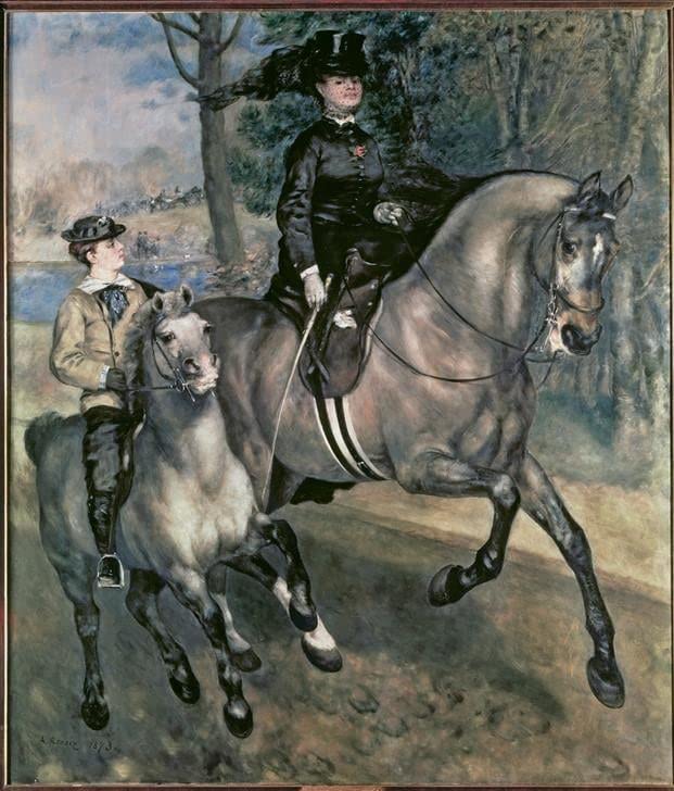 Toile Modern Peinture Renoir pour Sublimer un Mur Vide de Salon Grand Format 60x90cm