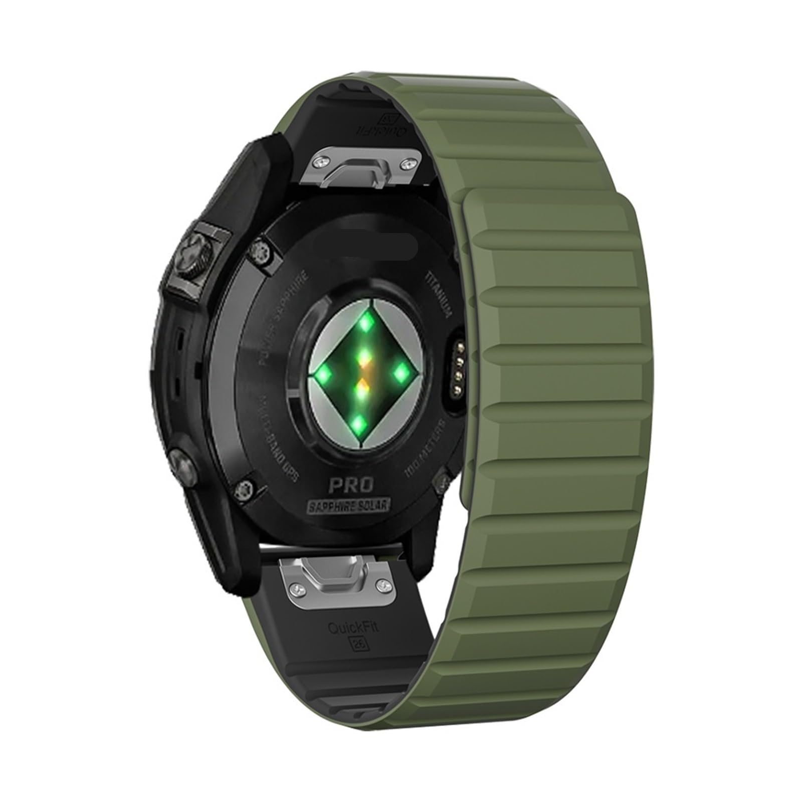 Correa de reloj para Garmin Fenix 7X 8X 5 6 3 HR de 22mm 26mm de silicona 8