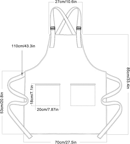 Miniatura 2 de Delantal floral mexicano 33.4x27.5 pulgadas delantal de flores étnicas mexicanas delantal de calavera de caramelo, Multi-1