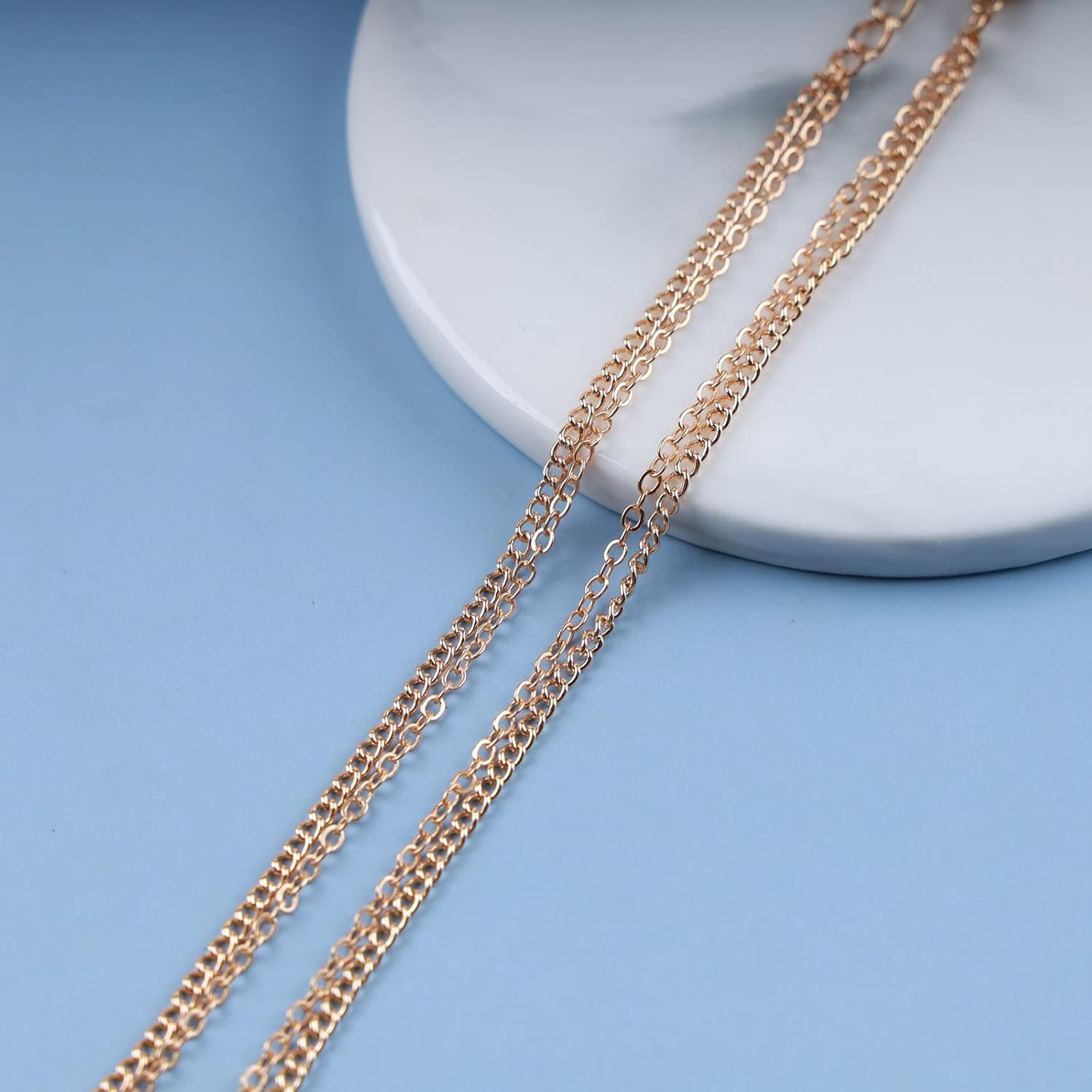 Bohemian Layered Square Pendant Necklace Choker Gold Coin Choker Necklace Vintage Rectangle Necklace Chain Geometric Disc Necklace Jewelry for Women Gifts - Image 4