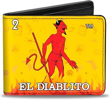 Buckle-Down Men's Canvas Bifold Wallet - Dodge Demon Design, 4" X 3.5", 5 Card Slots & ID Window - View #13