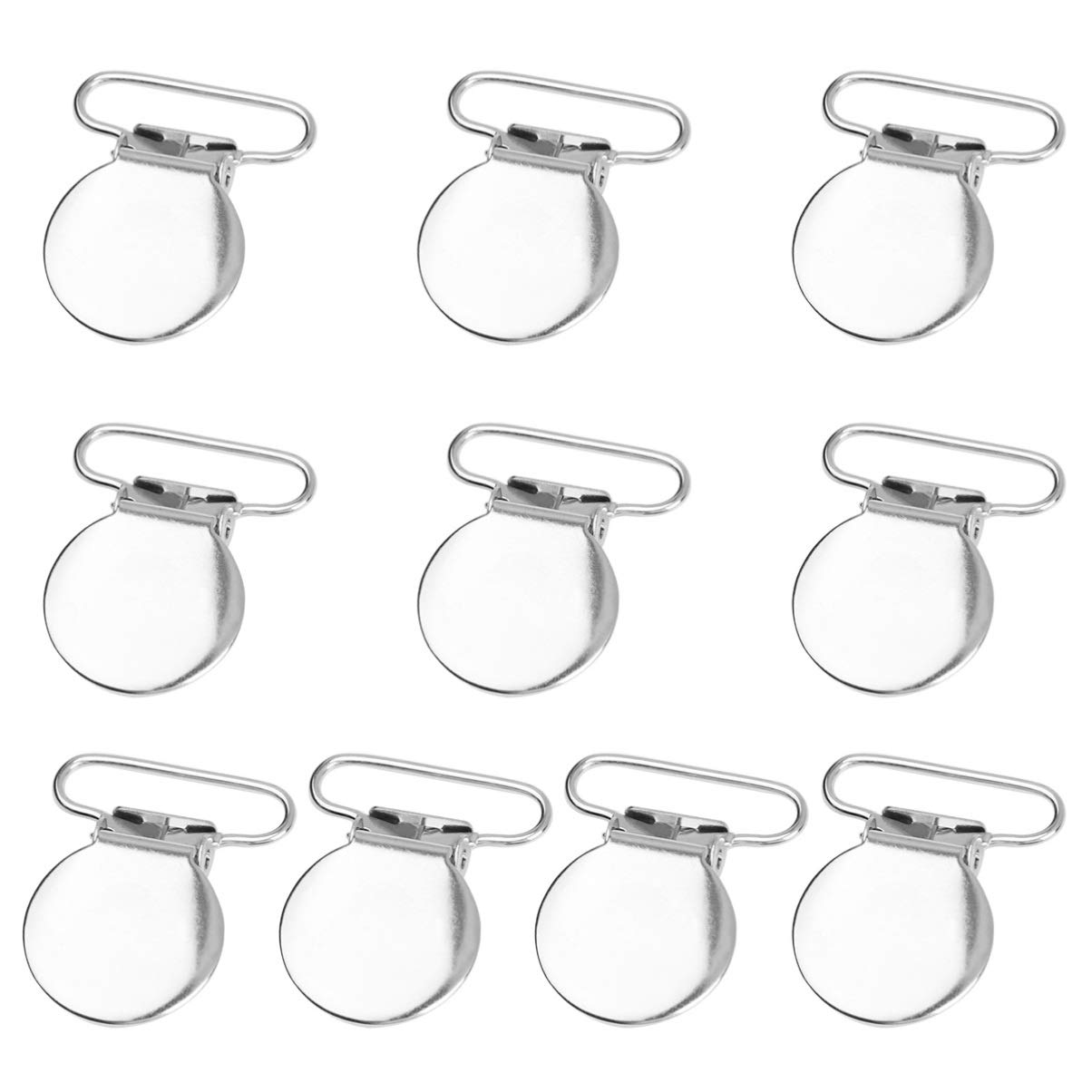 DOITOOL 10pcs Metal Clip Belt Buckles Animal Design Webbing Buckle Clips for Baby Toys