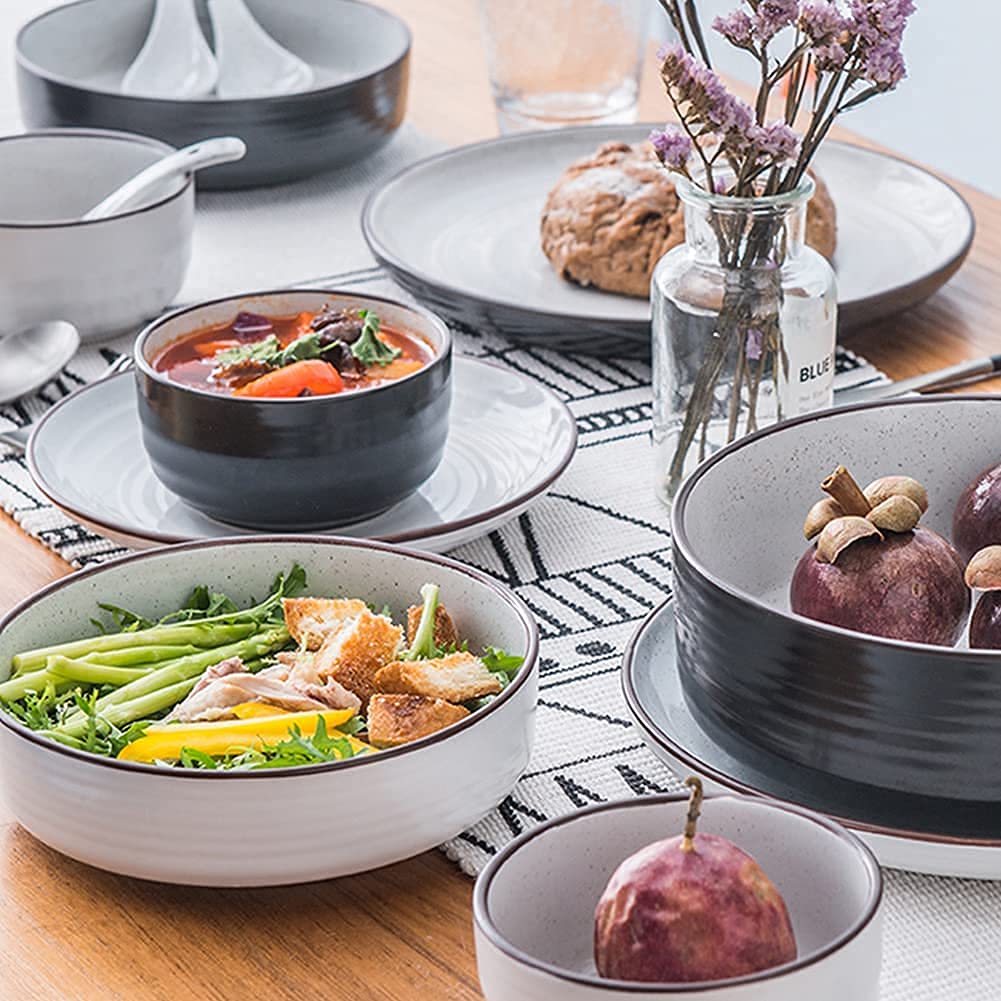 Amazon.com: 42-Pieces Dinnerware Sets, Japanese-Style Porcelain