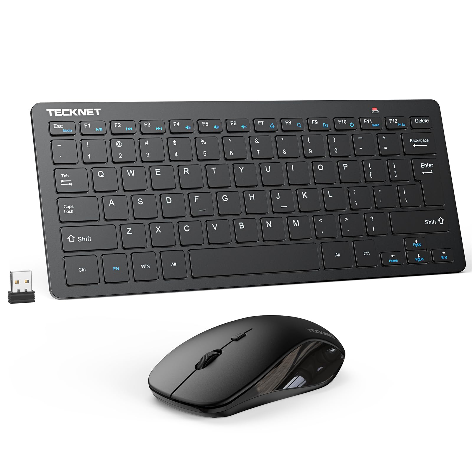 TECKNET wireless keyboard and mouse combo