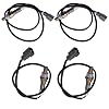 Silscvtt 4PCS Air Fuel Ratio Sensor 89467-42020 89465-42090 Replacement for Toyota Rav4 2001-2003
