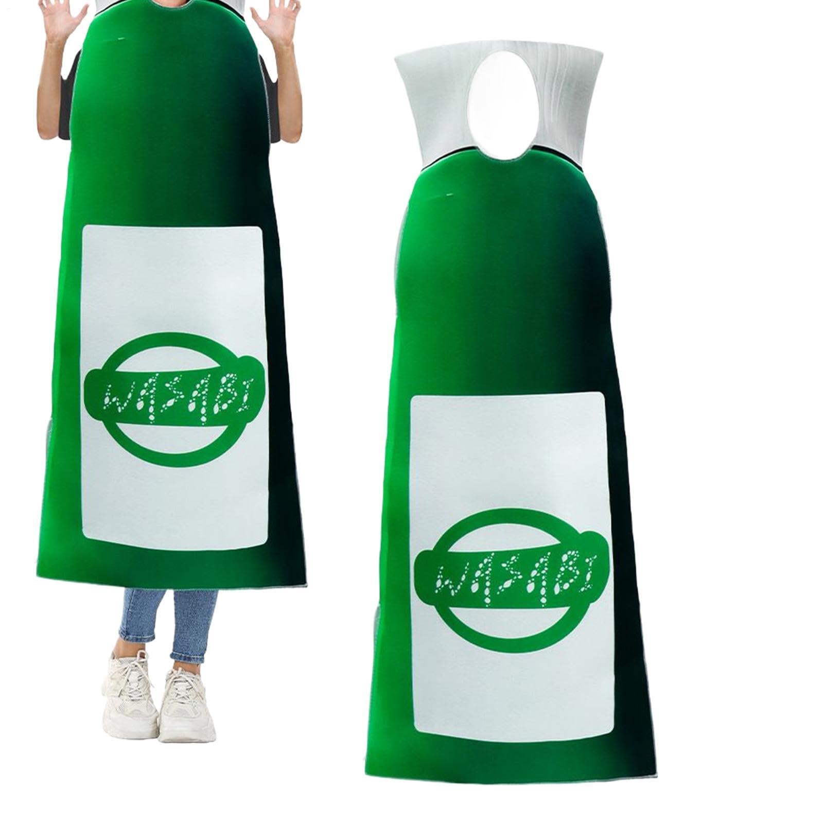 Stroje Cosplay Dla Dorosłych Kostium Halloween Wasabi Sauce | Zabawne Stroje Do Przebierania dla Kobiet Cosplayerek Karnawał Występy Sceniczne Wydarzenia Tematyczne Sesje Zdjęciowe