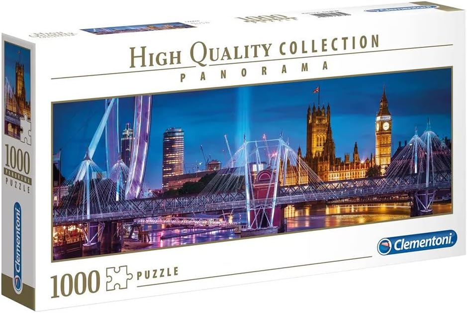 Clementoni - 39485 - Collection Panorama Puzzle for Children and Adults -London-1000 Pieces