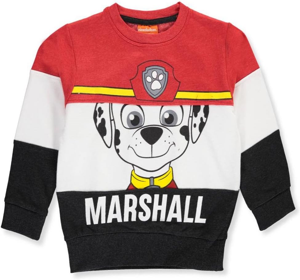 Nickelodeon Toddler Boys Red Size 2T-4T Paw Patrol Marshall Sweatshirt (3T)