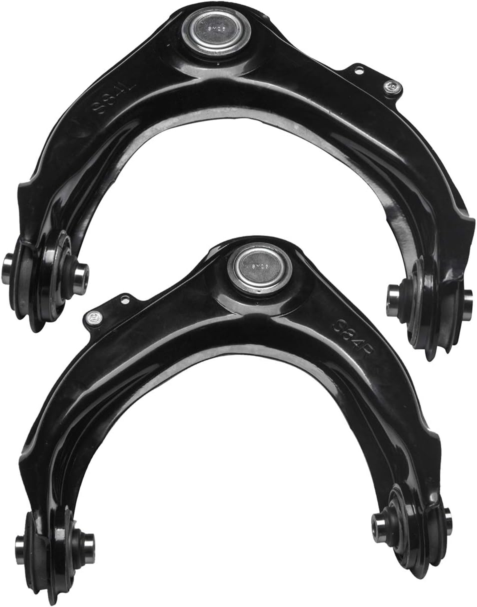TUCAREST 2Pcs K620284 K620285 Left Right Front Upper Control Arm and Ball Joint Assembly Compatible With 1998-2002 Ho-nda Accord /2001-2003 Ac-ura CL, 1999-2003 TL Driver Passenger Side Suspension