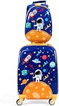 HONEY JOY 2 Pcs Kids Carry On Luggage