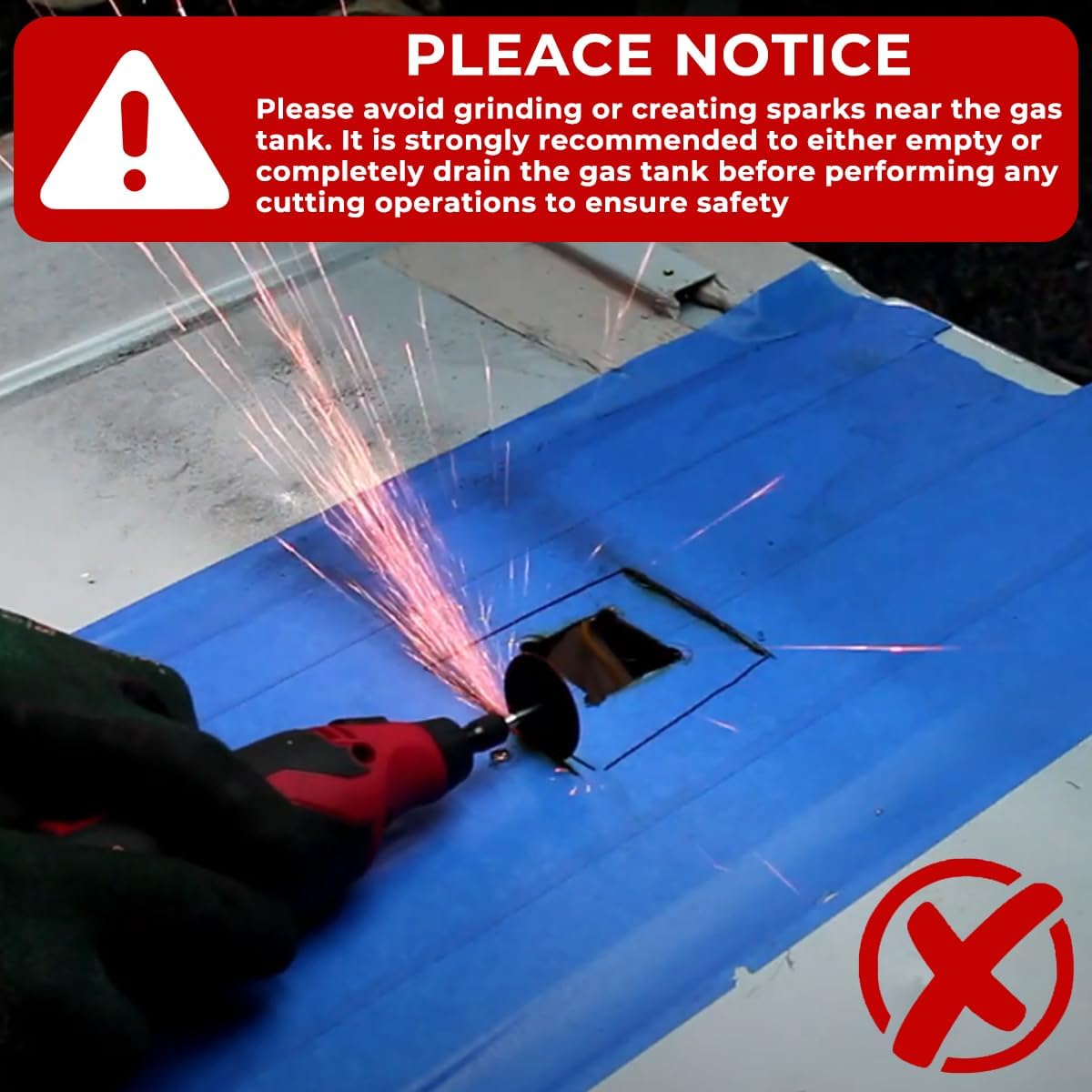 Fuel Pump Trap Door Access Panel Kit for Chevrolet Camaro for Firebird 1982-1997 - Sturdy Aluminum Lid and Steel base (Includes 14 Screws)