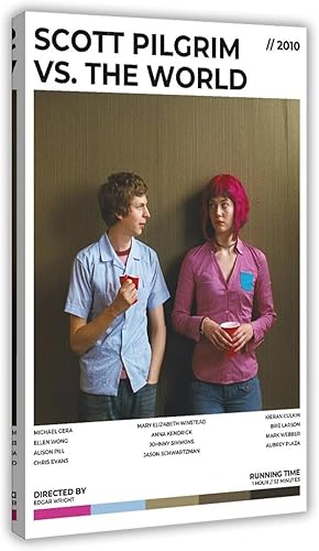 GANGEV Scott - Póster de lienzo de peregrino contra el mundo para decoración de pared, pinturas impresas para sala de estar, dormitorio, marco 12 x