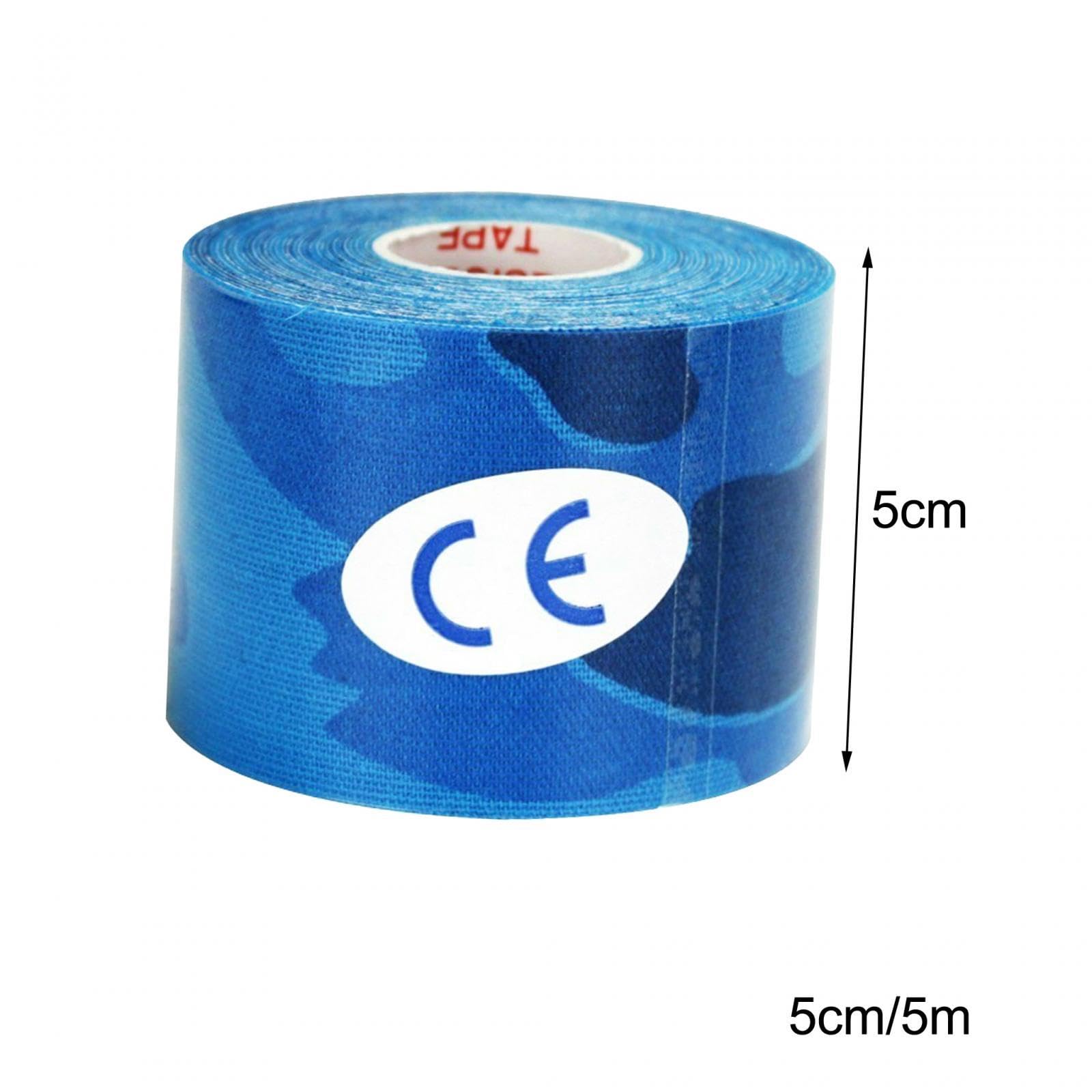 6x Cinta Atlética de 5cm X 5m Cinta Muscular Elástica para Hombro, Muñeca Y