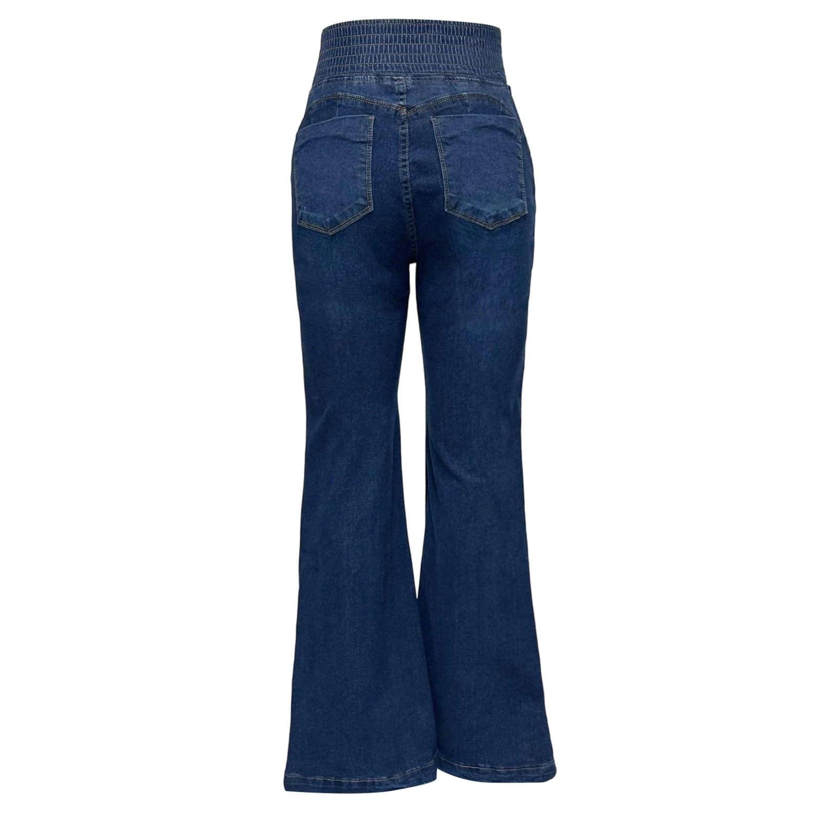 Genérico Pantalones Mujer Comodos, Pantalon Chandal Mujer, Pantalón Vaqueros Tiro Ajustados Elásticos Cómodos para Ocasiones Informales con Cierre Boton Joggers Pantalon