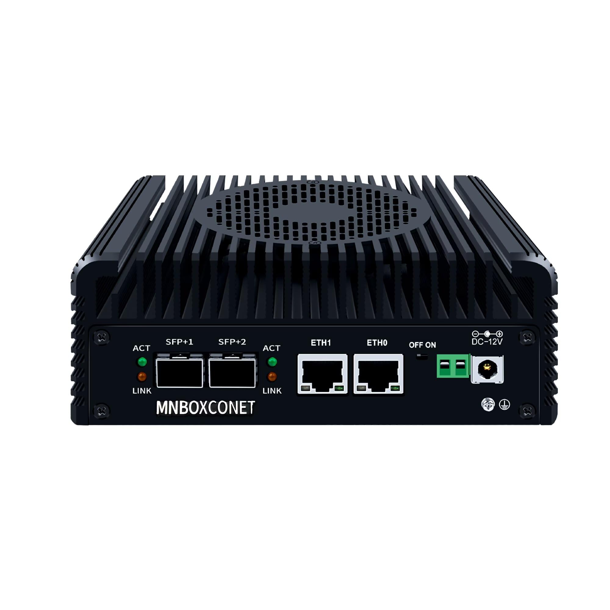 S2 Mini PC N150 10GBE SFP+, Firewall Appliance Micro Büro Hardware, DDR5 8GB RAM 128GB SSD, 2xi226V 2.5Gbit LAN, USB C, TF Card Slot, Support Proxmox OPNsense, SPK/MIC