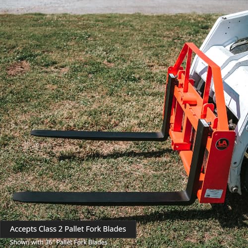 image for Titan Attachments UA USA Made Orange Pallet Fork Frame Attachment, 48�