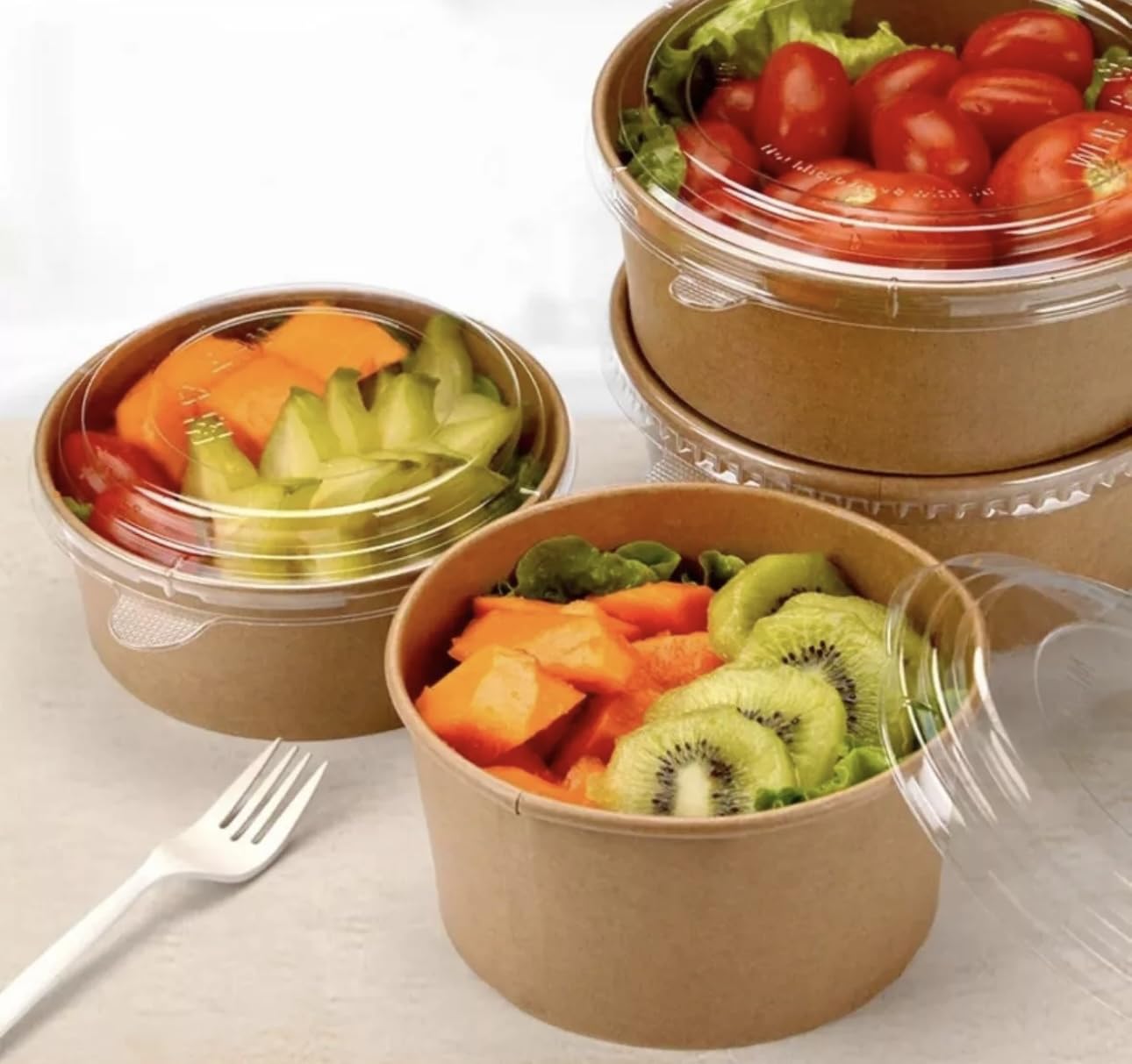 150 Salatschalen mit Deckel 1000ml