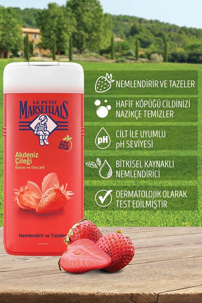 Le Petit Marseillais Akdeniz Çileği Duş Jeli 650 Ml