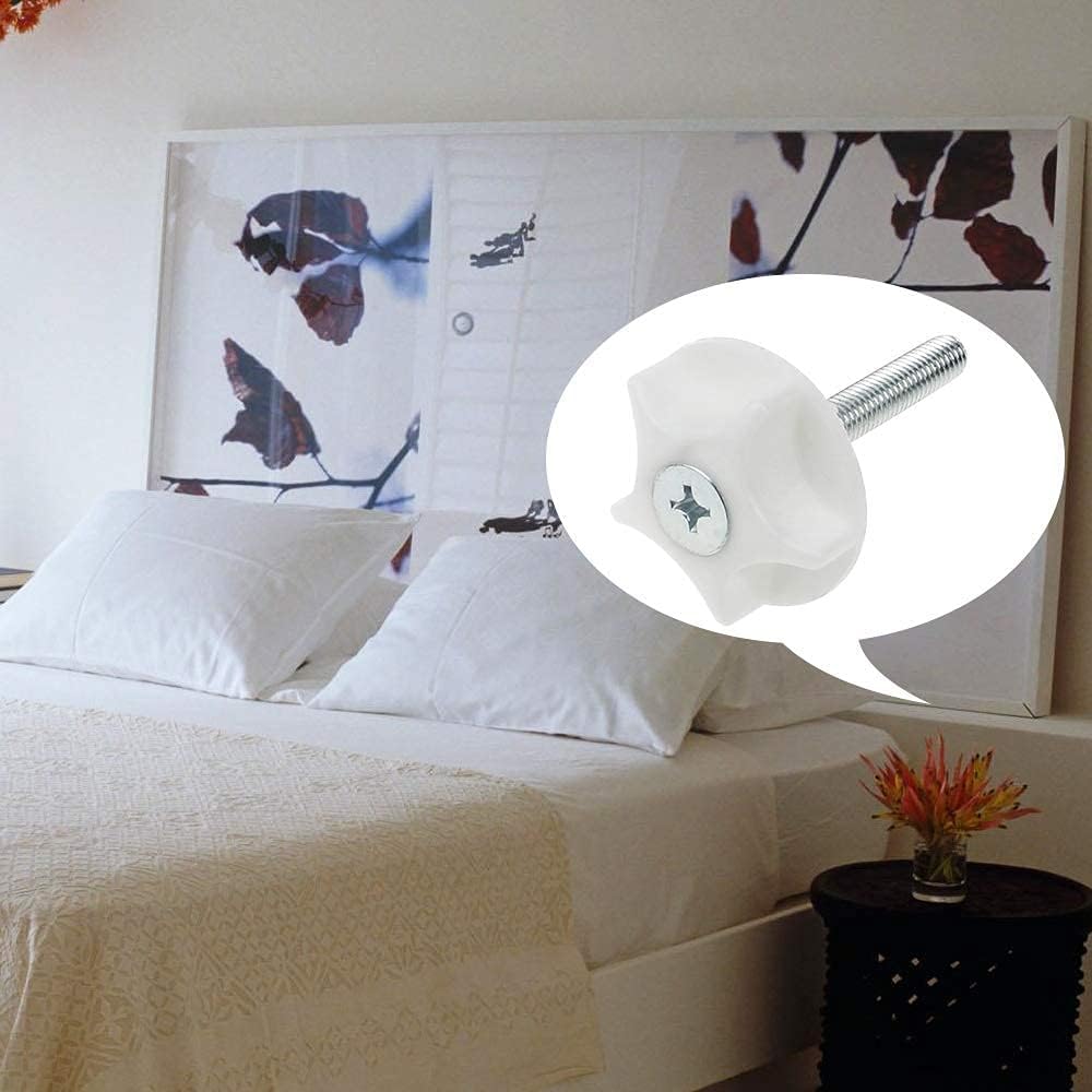 PLCatis Headboard Bolts M8 x4 Headboard Fixings Easy Fit Headboard