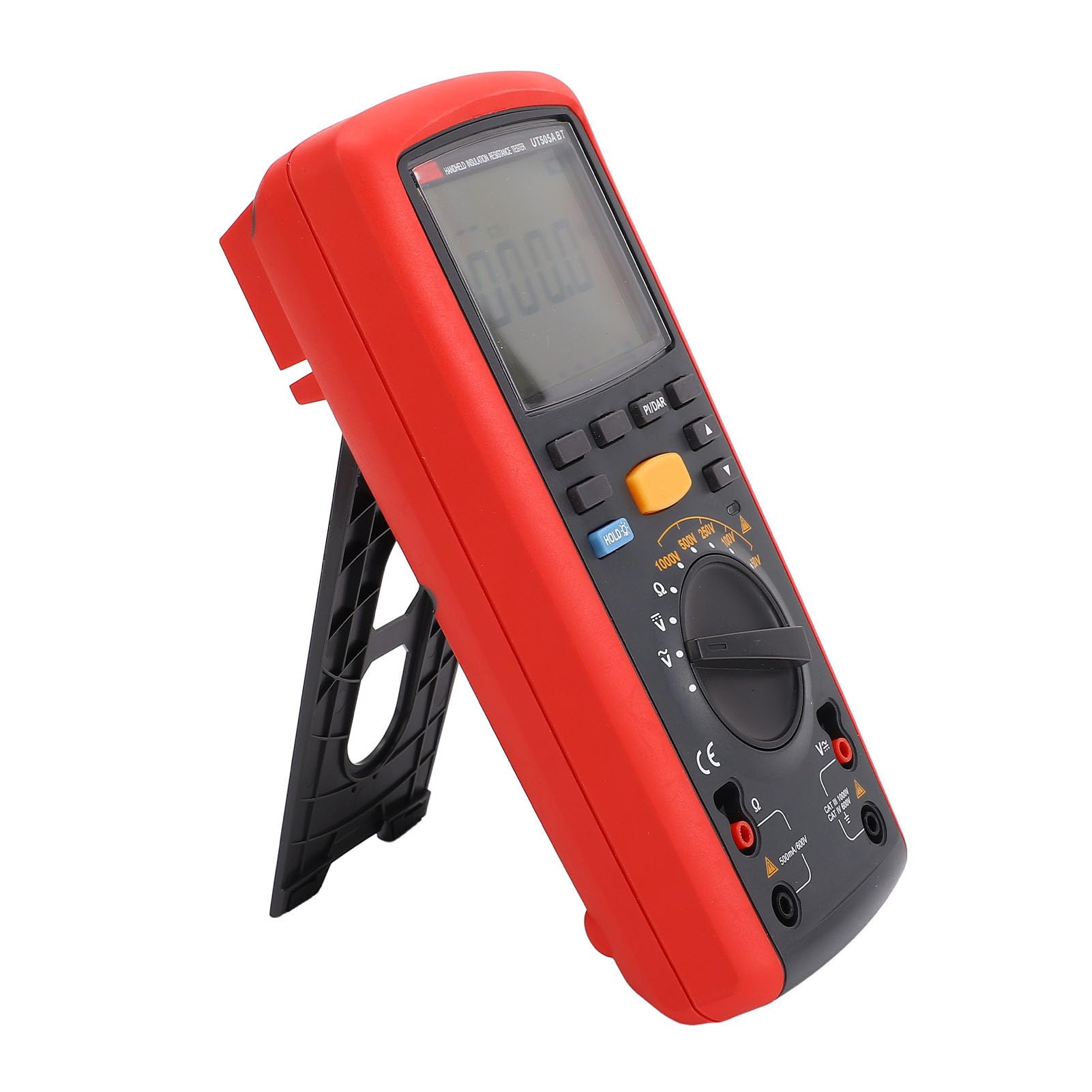 ViaGasaFamido Tragbarer Digitaler Isolationswiderstandstester, UT505A Megaohmmeter mit Drahtloser Datenübertragung und Hochspannungsalarm für die Inspektion Elektrischer Komponenten