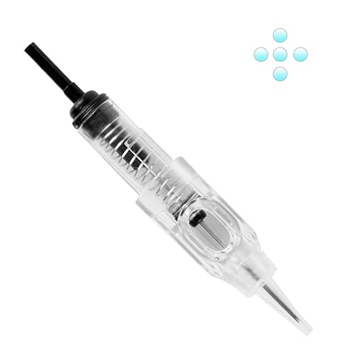 Miniatura 10 de Chuse 1RL 10PCS desechables tatuaje de empaquetado y agujas de maquillaje permanente