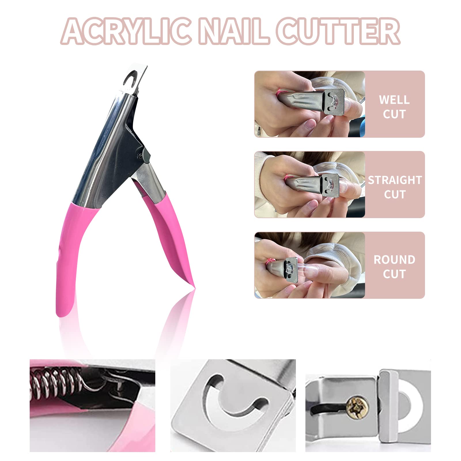 Capsule Ongle Kit,Americaine, 600 Pcs De Longs Ongles à Presser Transparents, Mini Lampe UV, Colle à Ongles Pour L'extension D'ongles En Acrylique