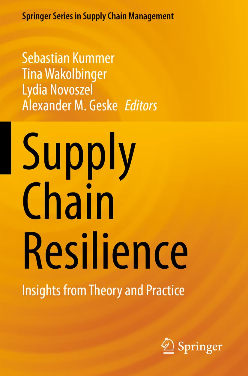 Supply Chain Resilience - 9783030954031