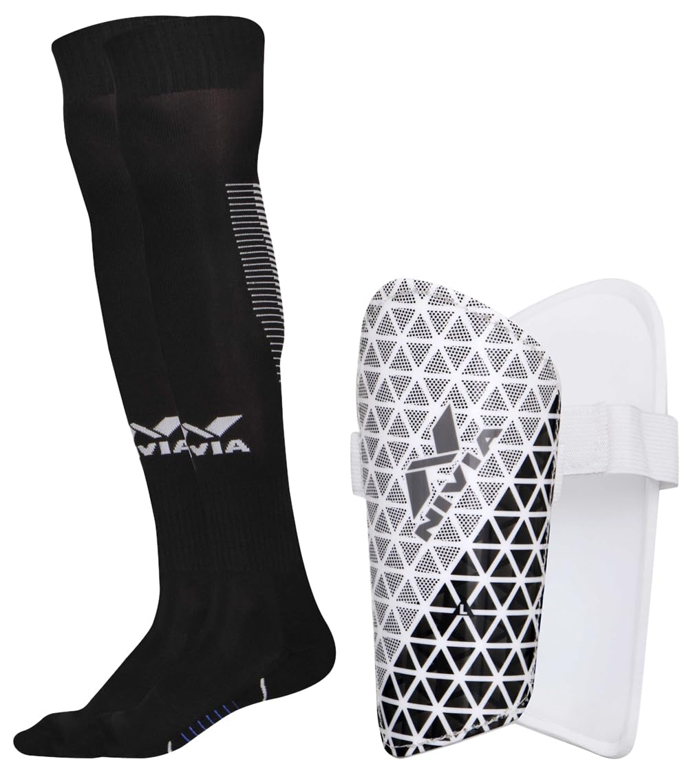 Nivia Rabona Football Super Stockings for Men & Women, Polyester Blend (Black) Size - L Wisdom-2018 Plastic Shin Guard, Small (White) (B0CDGV7N1N) Amazon Price History, Amazon Price Tracker