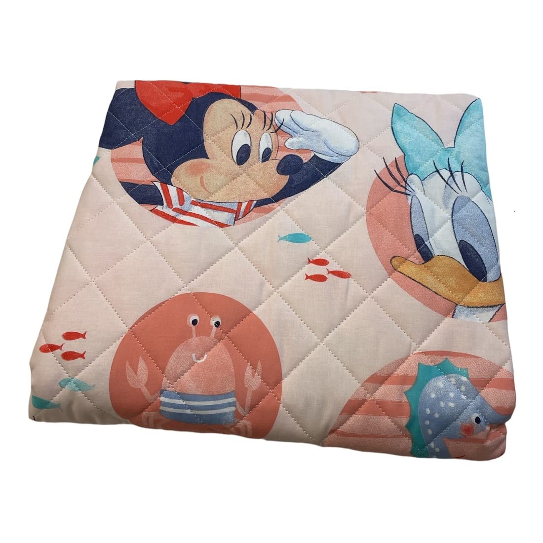 Copriletto Primaverile Trapuntato Lettino sponde CALEFFI Disney BABY Minnie 110x130cm