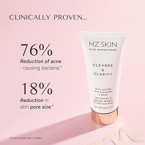 Miniatura 2 de MZ SKIN Cleanse & Clarify AHA Treatment 3.4 fl oz  Mascarilla exfoliante limpiadora de doble acción con enzimas de frutas y ácido láctico, perfecta