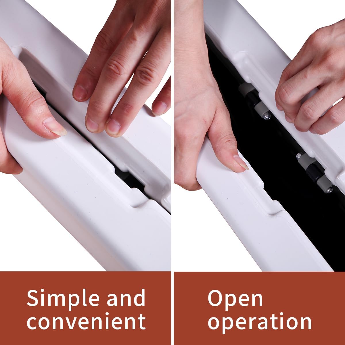 ormmor Products 6ft Plastic Folding Table, Indoor Outdoor Heavy Duty Portable w/Handle, Lock for Picnic, Party, Camping (6FT), Z183