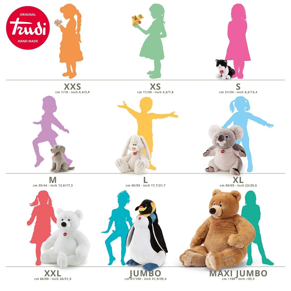 Marionnette Lapin Virgile Trudi | Marionnettes et marionnettes en Peluche pour Le théâtre Trudi. Jeu pour Les Enfants. Racontez et créez des Histoires. | 16x23x20cm S | Puppets | modèle 29958
