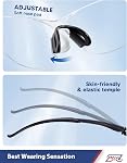 Safety Verres 3 Conditionnement Effacer & #160;: ANSI Z87.1 Lentille certifiée en polycarbonate anti-rayure UV Protection pour la construction & Cyclisme, Travail du bois & Lab Lightweight Sofety Nez Pad Unisexe