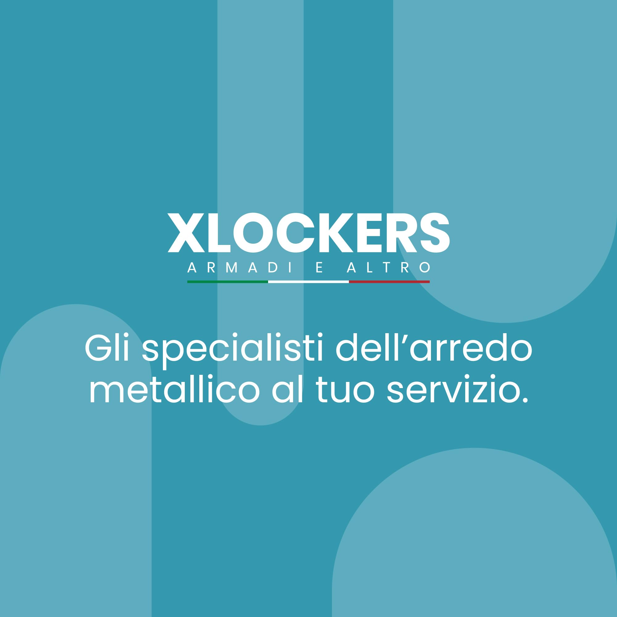 XLOCKERS Armadio Spogliatoio Monoblocco 1 Posto in Metallo Robusto, con Divisorio Sporco e Pulito - 36x33x180cm - Made in Italy