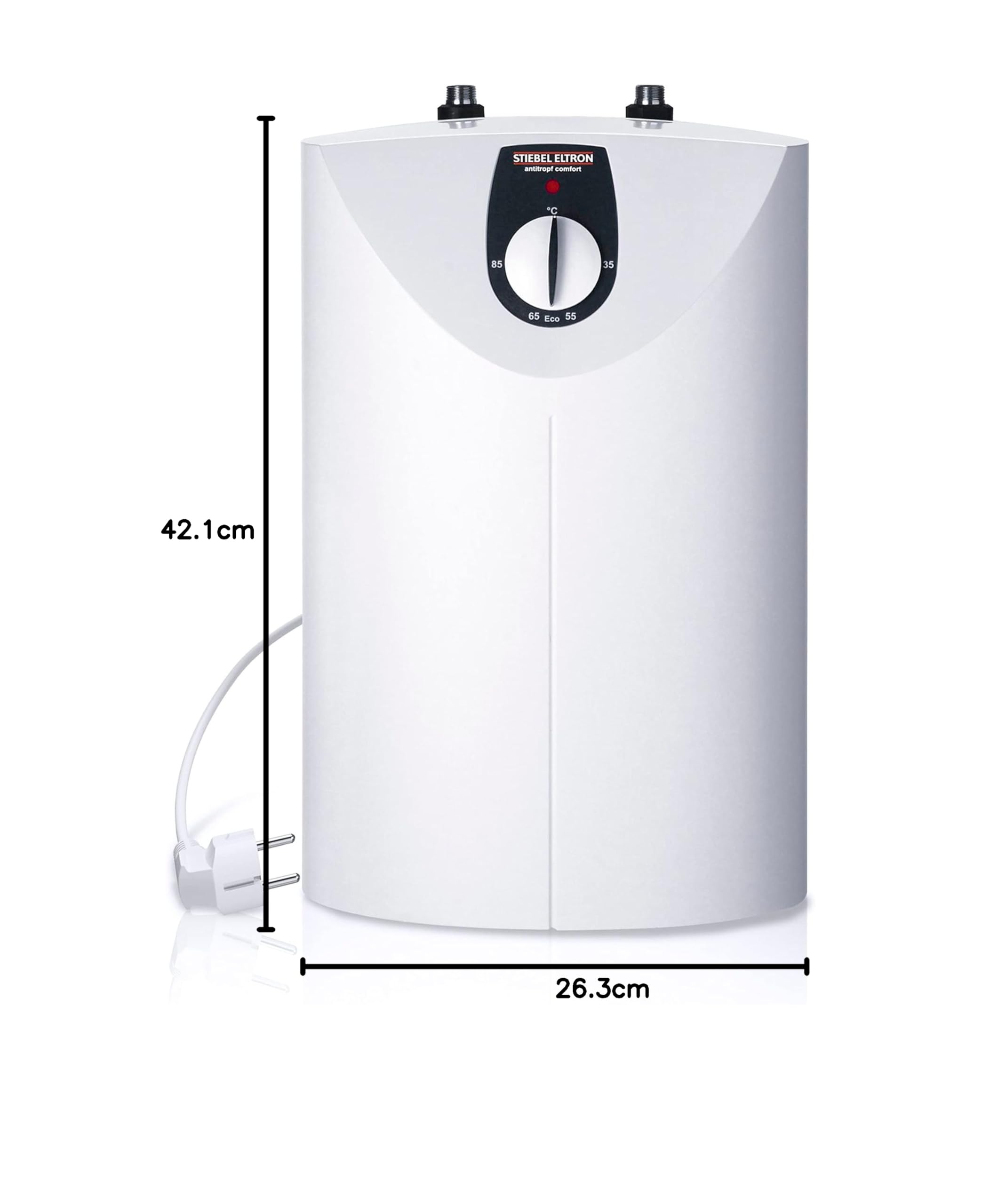 Stiebel Eltron 221, Petit chauffe-eau SN pour une installation en dessous ou au-dessus de l'évier, blanc, 221115
