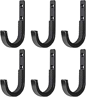 Vista 7 de Poskad Soporte de pared para pistola, ganchos horizontales para rifle para cualquier rifles, escopetas y arco de tiro con arco, acero resistente